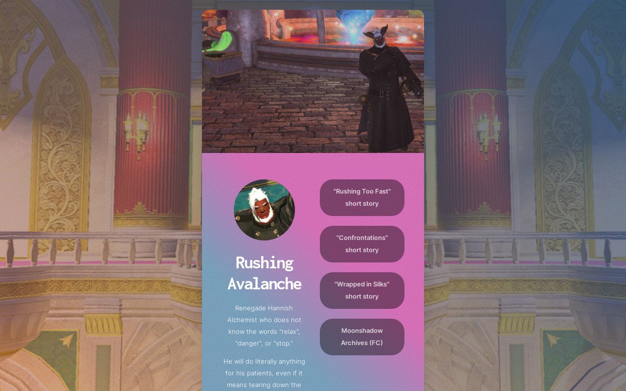 Carrd profile picture for @rushing